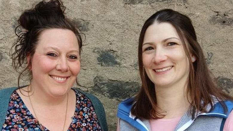 Nadine Hahn und Bettina Schilling