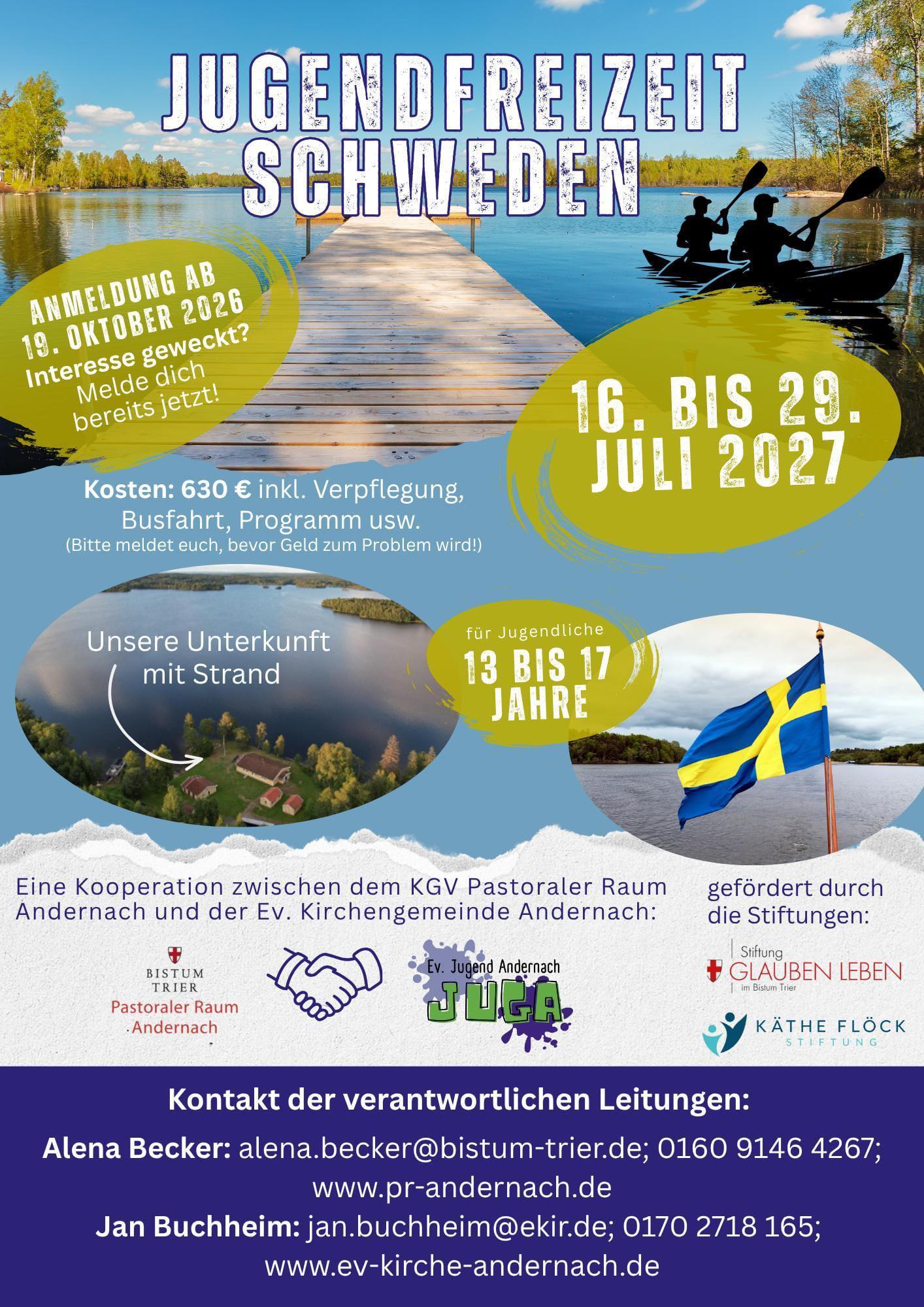 Jugendfreizeit Schweden