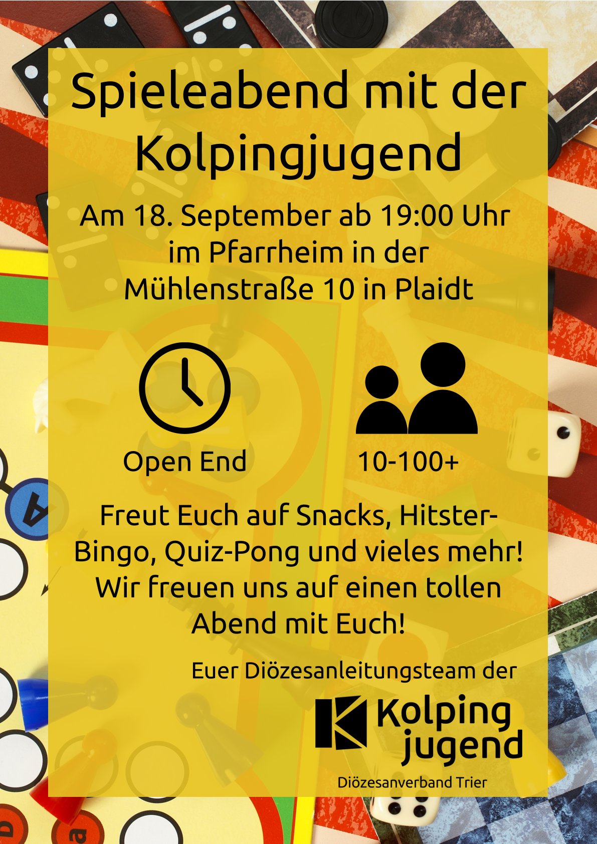 Kolpingjugend Spieleabend