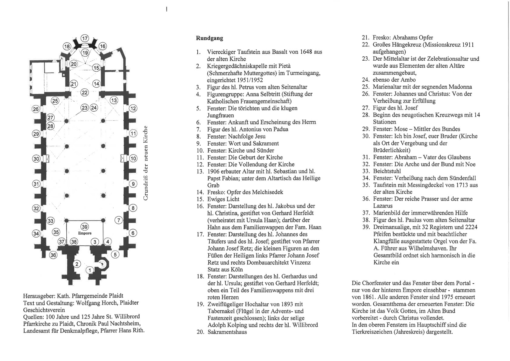 Rundgang Kirche St. Willibrord
