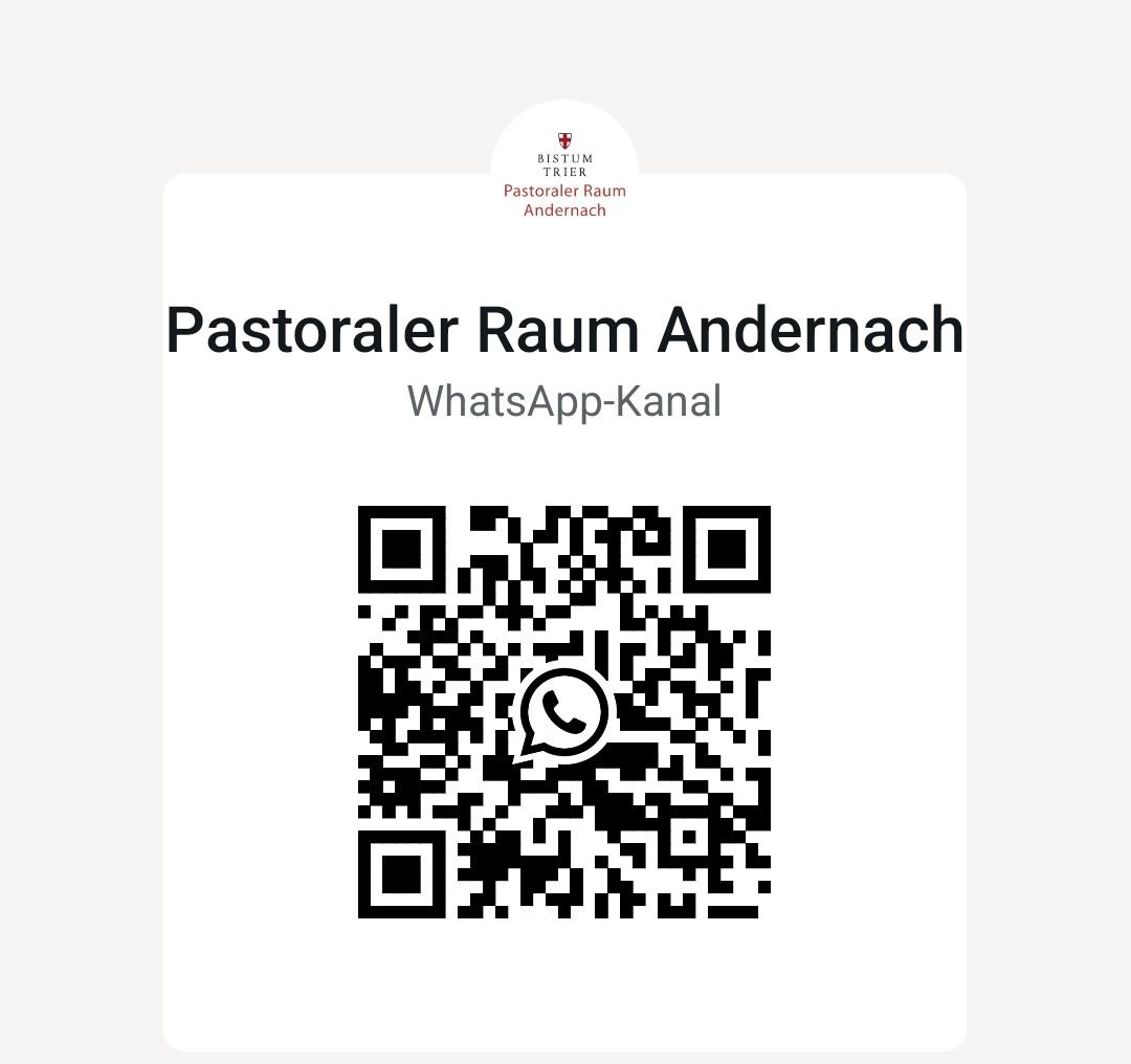 WhatsApp Kanal Pastoraler Raum Andernach