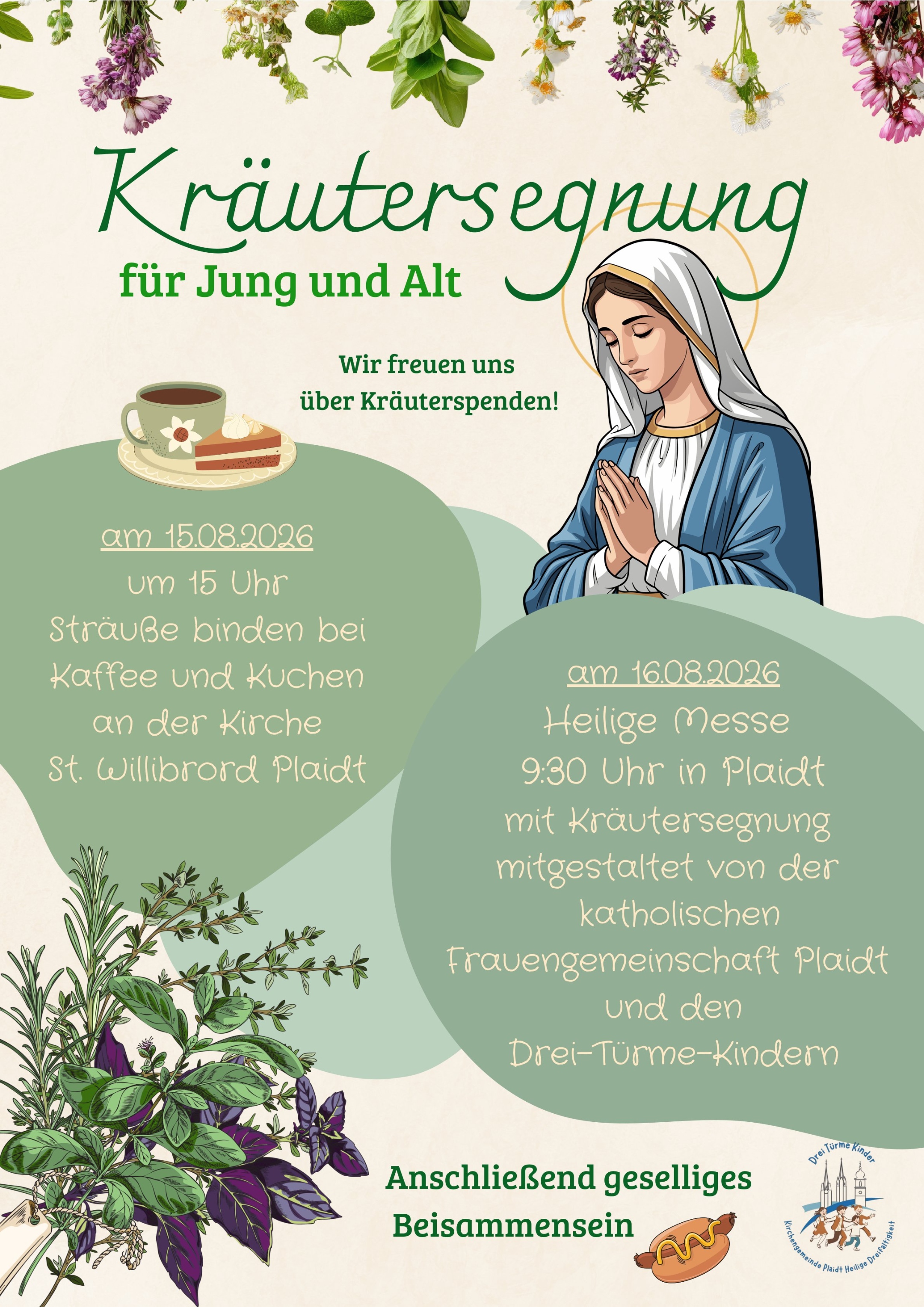 Flyer Kräutersegnung Maria Himmelfahrt 2026